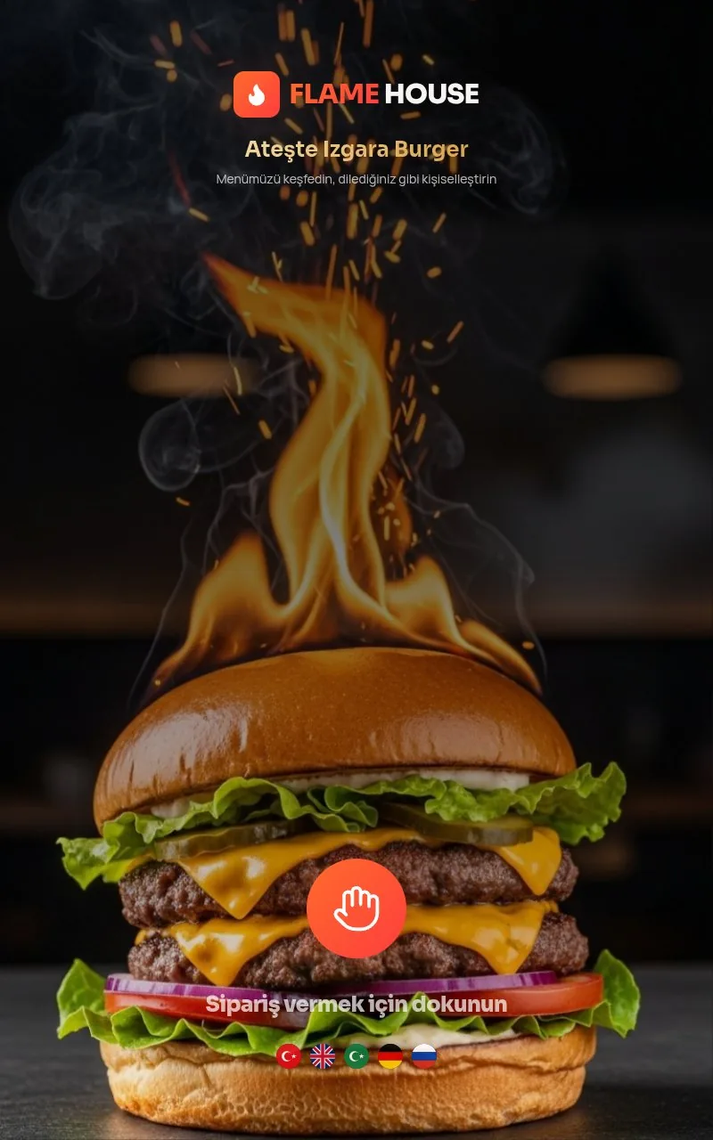 Nox Kiosk self-servis sipariş ekranı