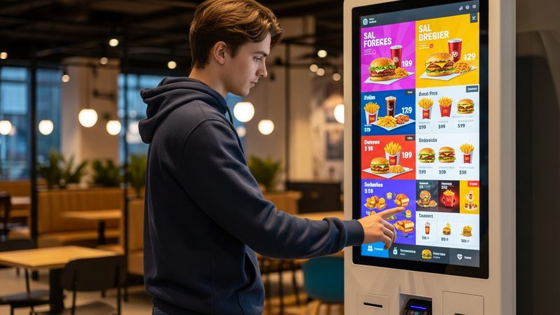 Nox Kiosk Self-Servis Sipariş ekranı
