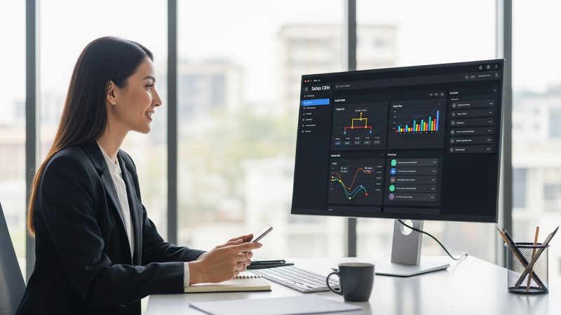 Satış ve CRM ekranı